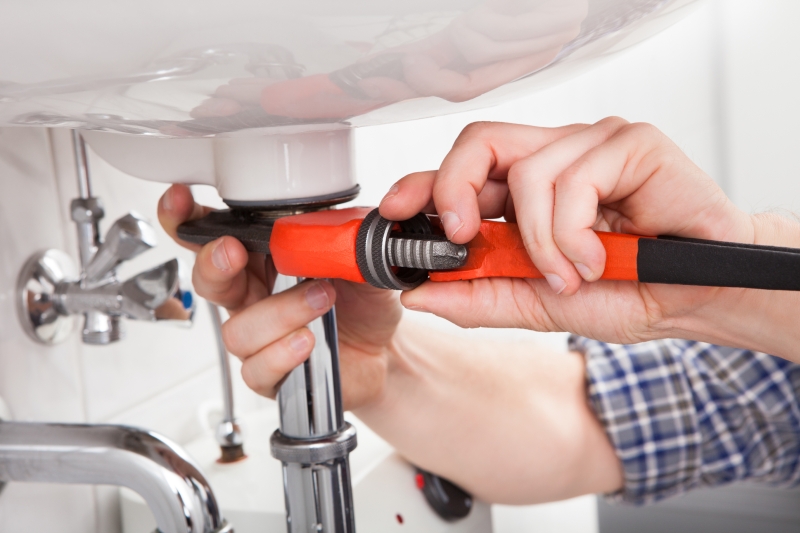 Emergency plumber attending a job in Goffs Oak